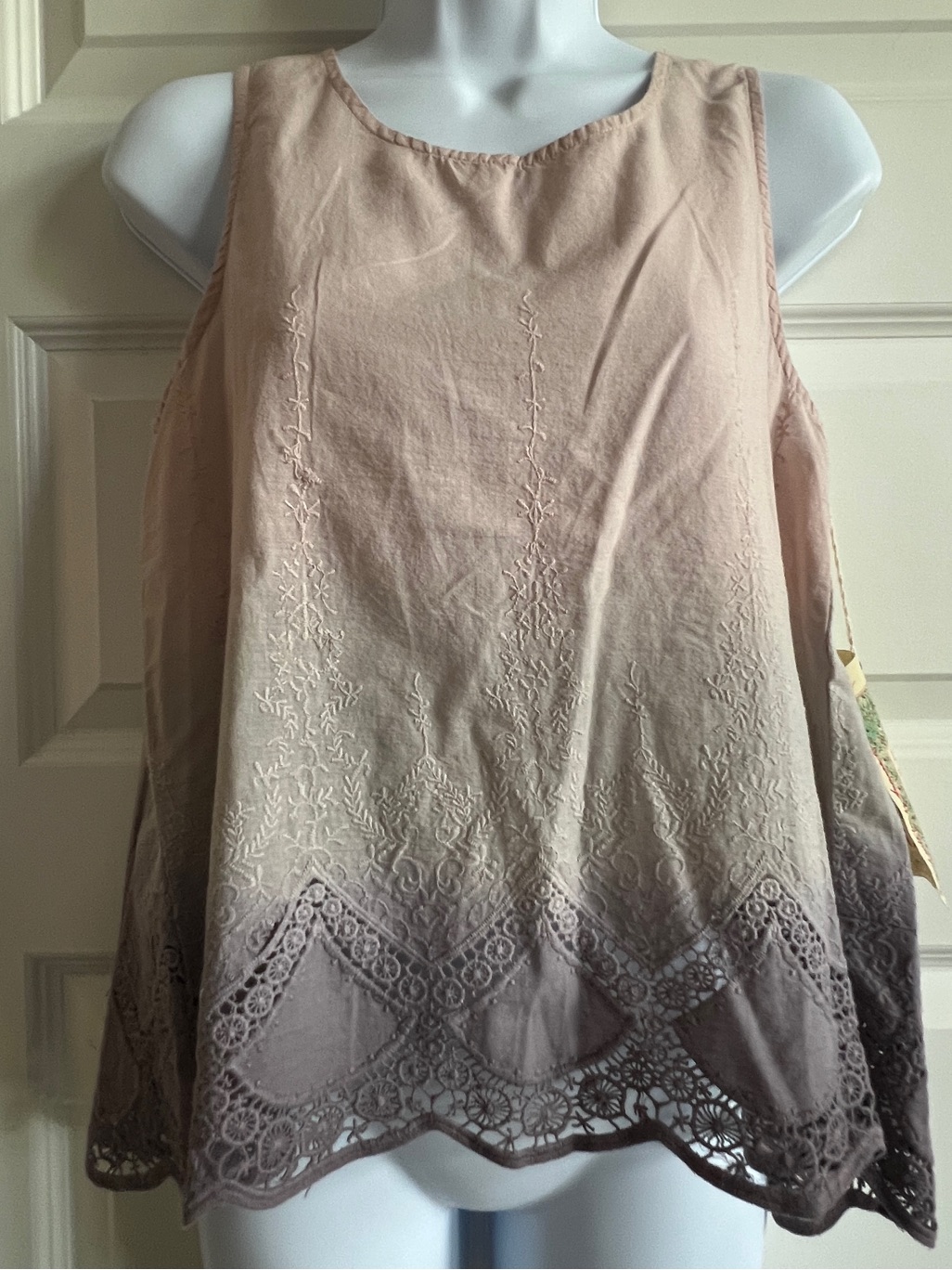 Aratta Ombr Gradient Flowy Tank Nwt